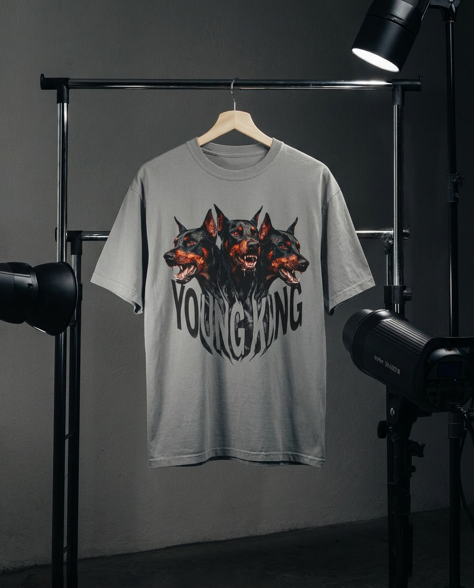 Young King - Cerberus Hellhound T-Shirt