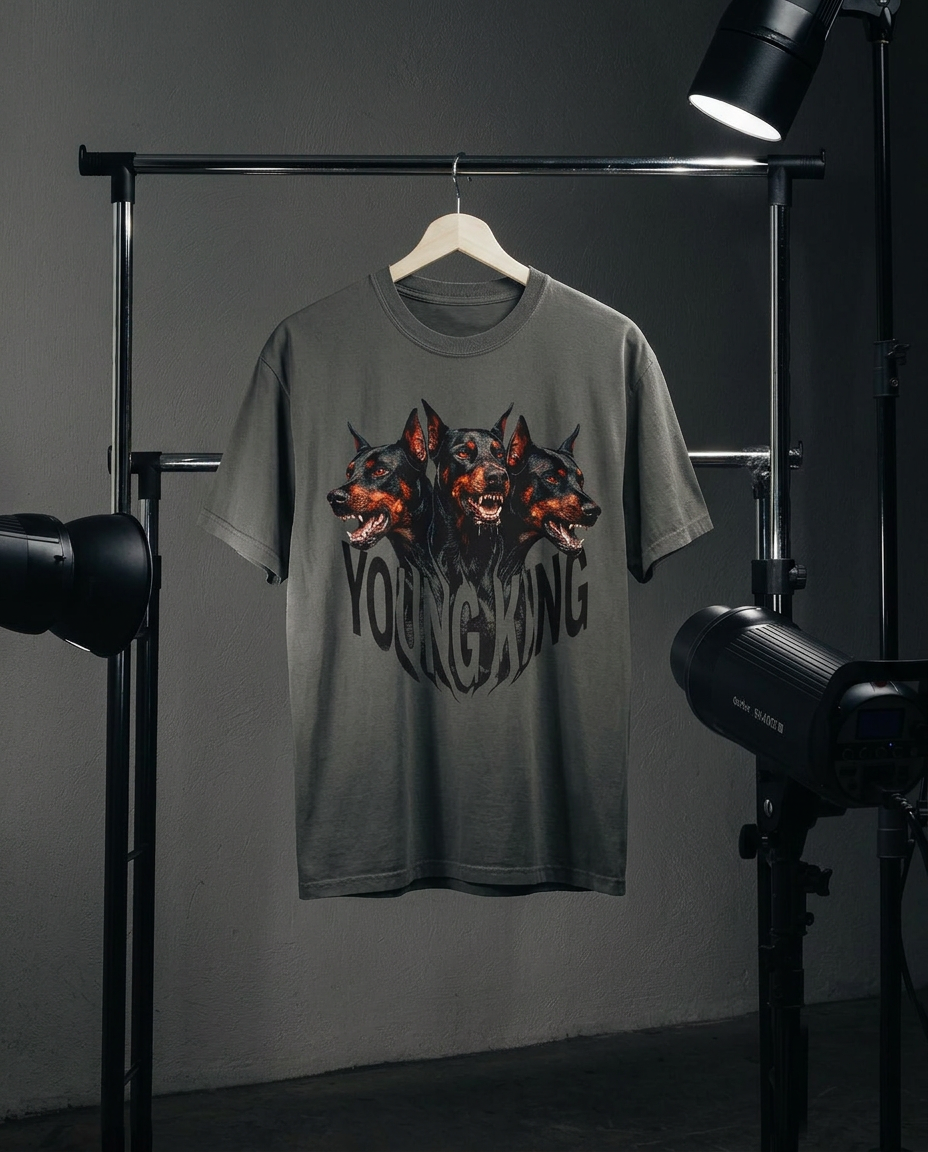 Young King - Cerberus Hellhound T-Shirt
