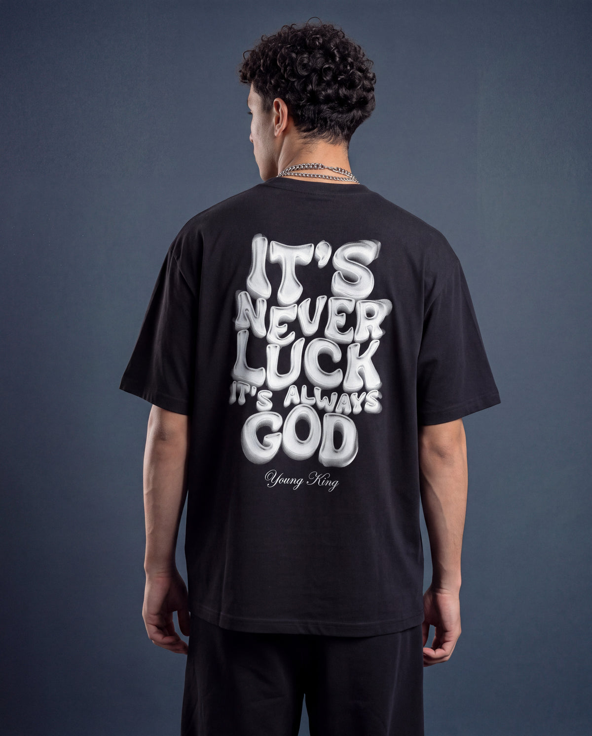 It's Never Luck, It's Always God" T-Shirt